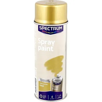 Barva ve spreji Lak ve ve spreji Spectrum zlatý 400 ml