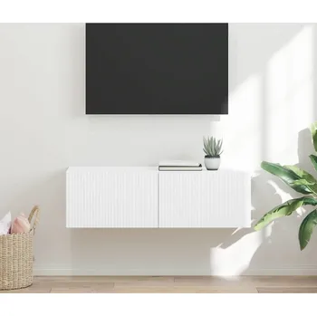 Obývací stěna vidaXL TV wall cabinet Bílá 98 x 31 x 29,5 cm kompozitní dřevo [892229]