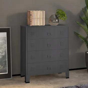 Komoda Komoda VidaXL 78 x 40 x 93 cm, dub sonoma, matná