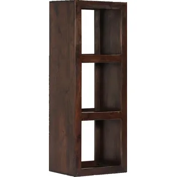 Komoda Dřevěná akáciová konzolová skříňka 40 x 30 x 110 cm, vintage styl