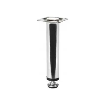 Postel Nábytková noha 15 cm chromovaná pro stolek, komodu, postel
