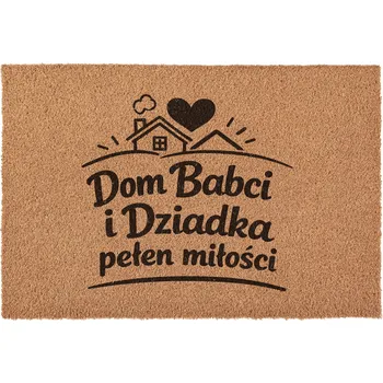 Rohožka Rohožka ke dveřím Den Prarodičů kokosová 60x40 cm