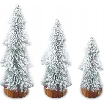 Vánoční dekorace Miniaturní vánoční stromek dekorace na Vánoce 15/20/25 cm sada 3 ks
