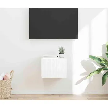 Obývací stěna vidaXL TV wall cabinet Lesklá Bílá 60 x 31 x 29.5 cm kompozitní dřevo [892177]