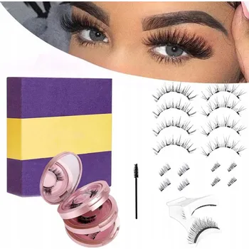 Umělé řasy Sada magnetických umělých řas, 8 párů magnetických umělých řas