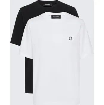 Dámské tričko Dámská sada triček DSQUARED2 S75GD0501 černá/bílá Velikost: XS