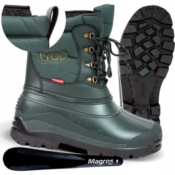 Pánská zimní obuv Pánské zateplené sněhule do zimy, teplé, voděodolné Polské DEMAR TROP 2