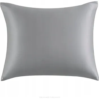 Povlak na polštářek HEDVÁBNÝ POVLAK NA POLŠTÁŘ 50x70 CM 100% MORUŠOVÉ HEDVÁBÍ ŠEDÝ