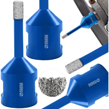 Vrták VRTÁK DIAMANTOVÁ KORUNKA NA TVRDÝ GRES M14 KORUNKOVÝ VRTÁK 6MM PRO SUCHÉ VRTÁNÍ PRO