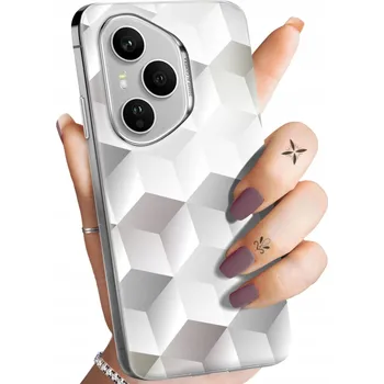 Pouzdro na mobilní telefon Zadní Kryt Hello Case pro Honor 400 Pro bílý