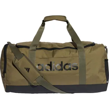 ADIDAS Taška Linear Duffle Medium BÉŽOVÁ|ČERNÁ