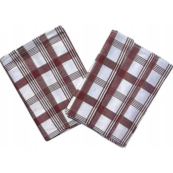 Utěrka SVITAP sleep well Utěrka Extra savá 50x70 cm Káro bordó 3 ks