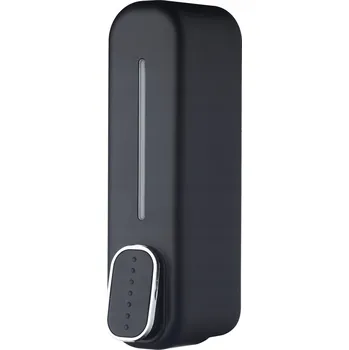 Dávkovač mýdla Ruční nástěnný dávkovač mýdla Bisk 350 ml černý, stříbrný