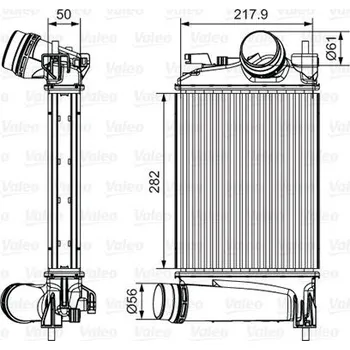 Chladič motoru Chladič turba VALEO 818294