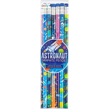 Grafitová tužka Sada tužek, tužka s gumičkou, dětský stylus grafit, barevný Kolorowe Baloniki HB