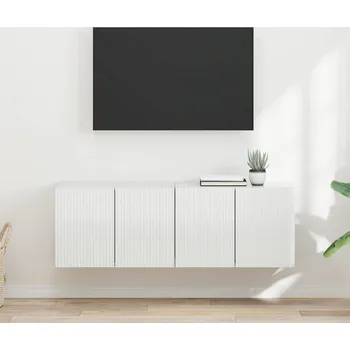 Obývací stěna vidaXL TV wall cabinet 2 pcs Vysoce lesklá bílá 59,5 x 31 x 40 cm [892338]