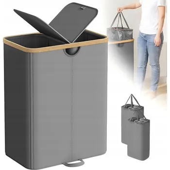 Koš na prádlo KOŠ NA PRÁDLO PRÁDELNÍK ORGANIZÉR VELKÝ 150L