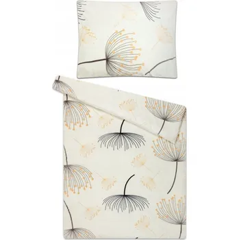 Povlečení Svitap Povlečení mikroflanel Bylinky měsíční svit 140x200, 70x90 cm