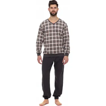 Pánské pyžamo Timone pánské pyžamo s dlouhým rukávem, velikost XL
