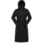 Dámský zimní kabát Alpine Pro STAWA - černá / XXL