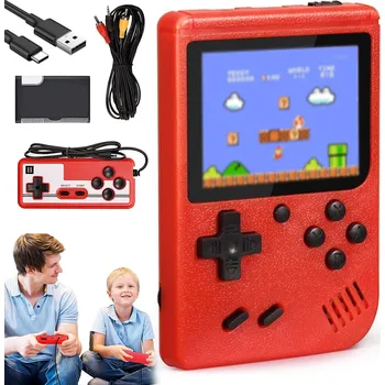 Herní konzole PŘENOSNÁ RETRO HERNÍ KONZOLE S BATERIÍ 1020MAH A 800 KLASICKÝMI HRAMI