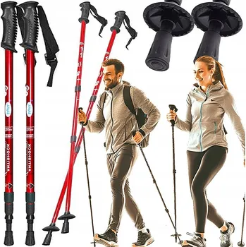 Trekingová hůl Hole Hurtnet sada holí pro nordic walking 2 ks 65-135 cm, vícebarevné