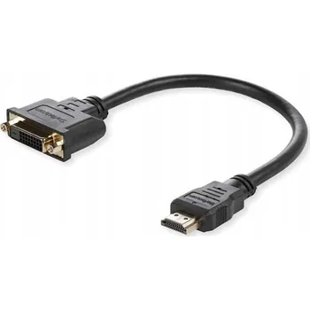 Video kabel Adaptér AV MicroConnect HDMI - DVI-D Černý