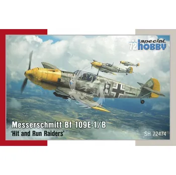 Plastikový model Bf 109E-1/B Hit and Run Raider SH72474 1/72 - Stavebnice letadla
