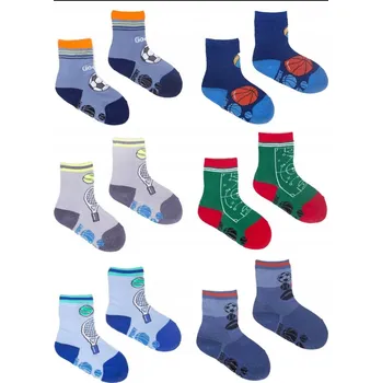 Chlapecké sportovní Ponožky ABS, BALENÍ 6 KUSŮ