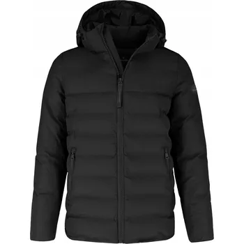 Pánský zimní kabát PÁNSKÁ ZIMNÍ PROŠÍVANÁ BUNDA ČERNÁ VOLCANO J-GAWIR XXL