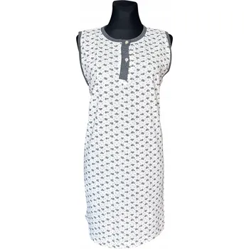 Dámská noční košile Dámská košile Vanessa s ramínky, nad kolena noční velikost XL