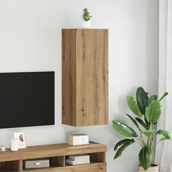 Obývací stěna vidaXL TV wall cabinet Nástěnný Artisanový dub 40,5 x 30 x 102 cm [882940]