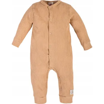 Kojenecký overall MAKOMA Kojenecký OVERAL overal na rozepínání, proužkovaný, barva latte, velikost 68