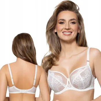 Podprsenka GORSENIA PODPRSENKA VYSTUŽENÁ LORETTA K967 85J SMETANOVÁ