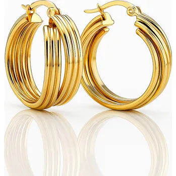 Módní doplněk Carla Dámské náušnice Duz zlatá Univerzální