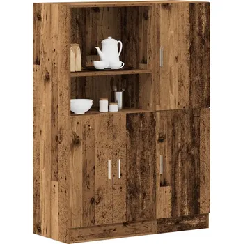 Komoda Dřevěná police VidaXL 95 x 41,5 cm dub černý