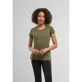 Dámské tričko Build Your Brand Dámské tričko s krátkým rukávem Quinpot olivová XL