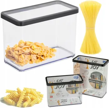 Dóza na potraviny Nádoba na potraviny Rotho Loft černá 2,1 l