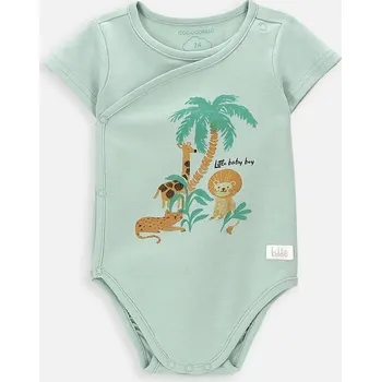 Kojenecký body Chlapecké body 74 Mint Kojenecké Body Coccodrillo WC4