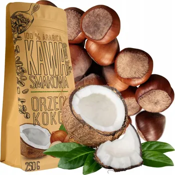 Káva Káva zrnková Arabica Green Touch Káva s oříškově kokosovou příchutí 250 g