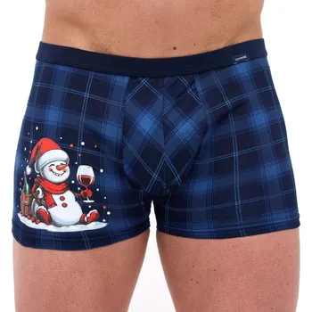 Pánské spodní prádlo Pánské boxerky 007/80 Toast - CORNETTE tmavě modrá XL