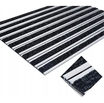 Rohožka POLENTEX ROHOŽKA PŘED DVEŘE VSTUPNÍ ČISTICÍ ZÓNA NA BOTY RYPSOVÁ 60x40 cm C12