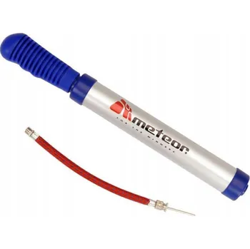 pumpička Hliníková pumpička na míče s hadičkou a jehlou Meteor