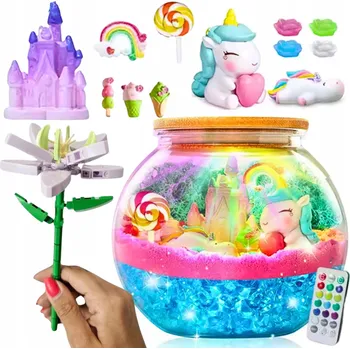 ostatní stavebnice KREATIVNÍ SADA LAMPIČKA JEDNOROŽEC STAVEBNICE PRO DĚTI S OVLADAČEM