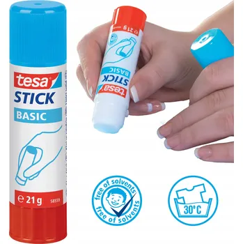 Kancelářské lepidlo Lepidlo v tyčince Tesa Stick Basic 21 g