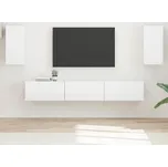 vidaXL Sestava TV skříněk 5 pcs Vysoce lesklá bílá kompozitní dřevo [3409073]