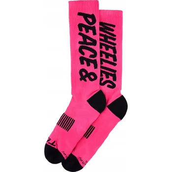 CYKLISTICKÉ PONOŽKY TROY LEE DESIGNS PEACE & WHEELIES 38-42 PINK