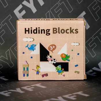 Hlavolam Hiding Blocks - logická hra pro děti