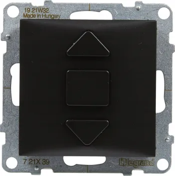 vypínač Žaluziový vypínač Klasik, Podomítkový Legrand černý 721438