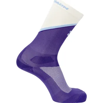 Dámské ponožky Salomon Pulse Crew LC2908400 - brunnera blue/vanilla ice/deep blue 36-38